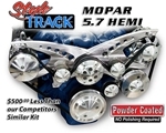 5.7 HEMI Black Serpentine Conversion Kit With Power Steering